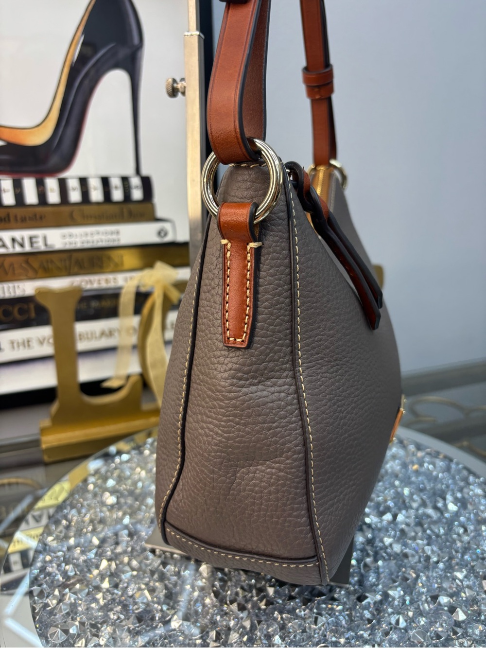 Dooney & Bourke Pebble Grain Small Kiley Hobo NWOT - Picture 6 of 14